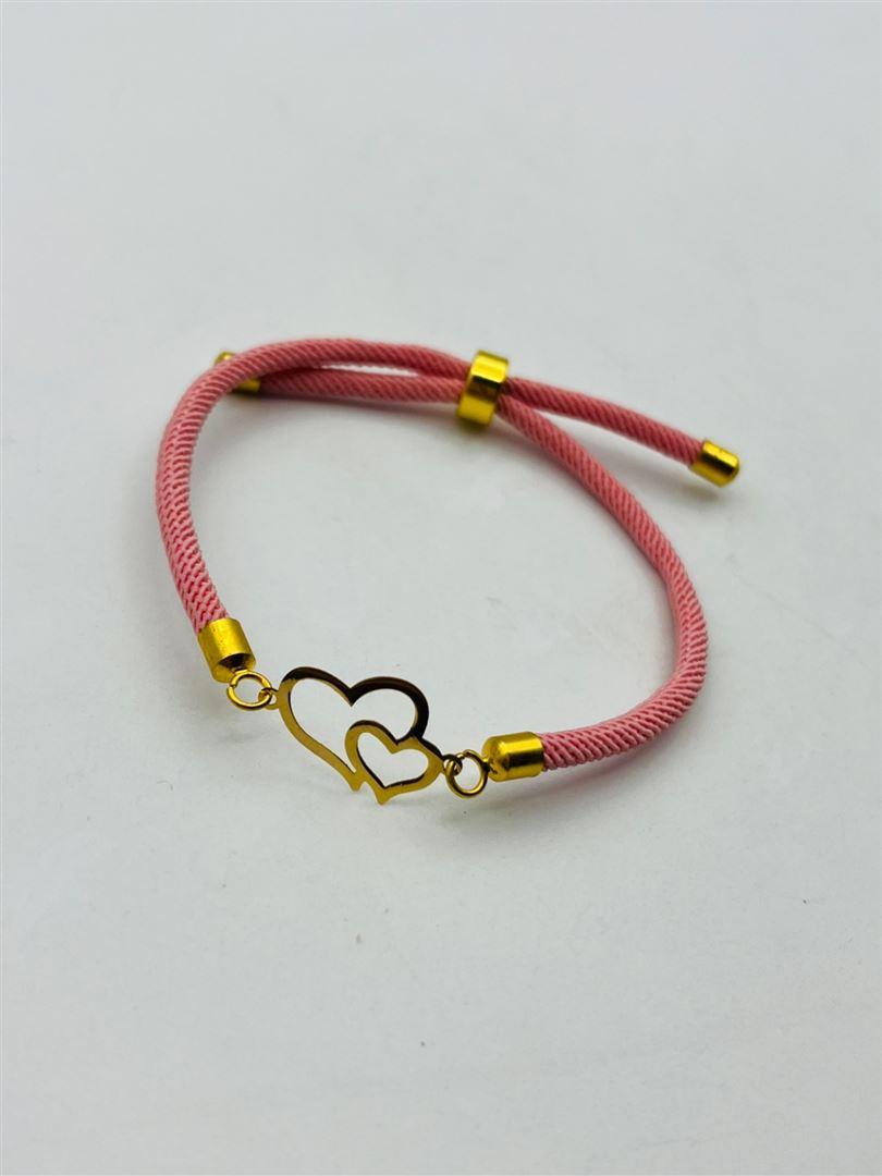 دستبند طلا 18عیار مارشال قلب 138248