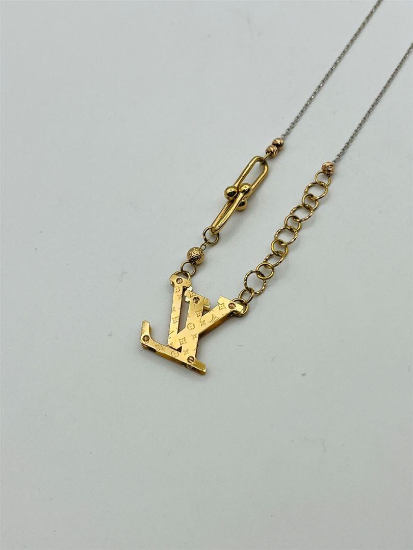 گردنبند طلا 18عیار لویی ویتون143449