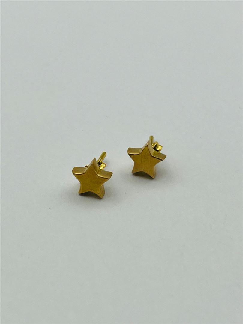گوشواره طلا 18عیار میخی ستاره136513