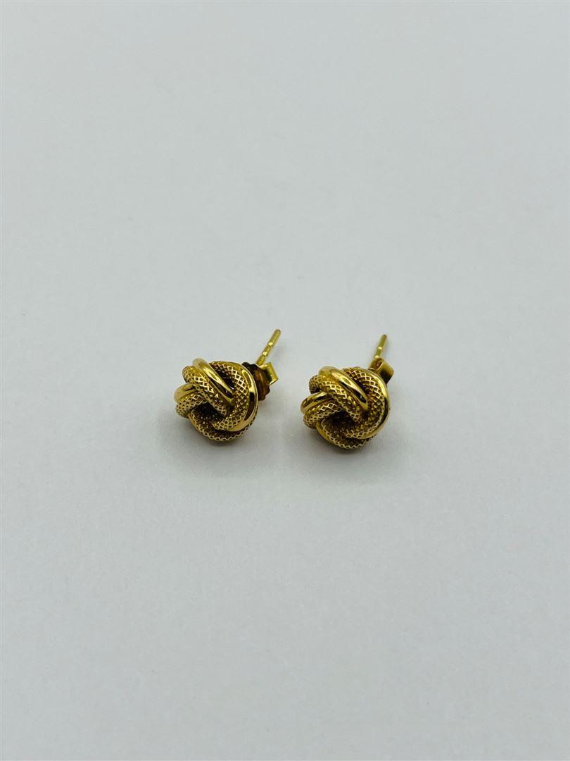 گوشواره طلا 18عیار گره 133724