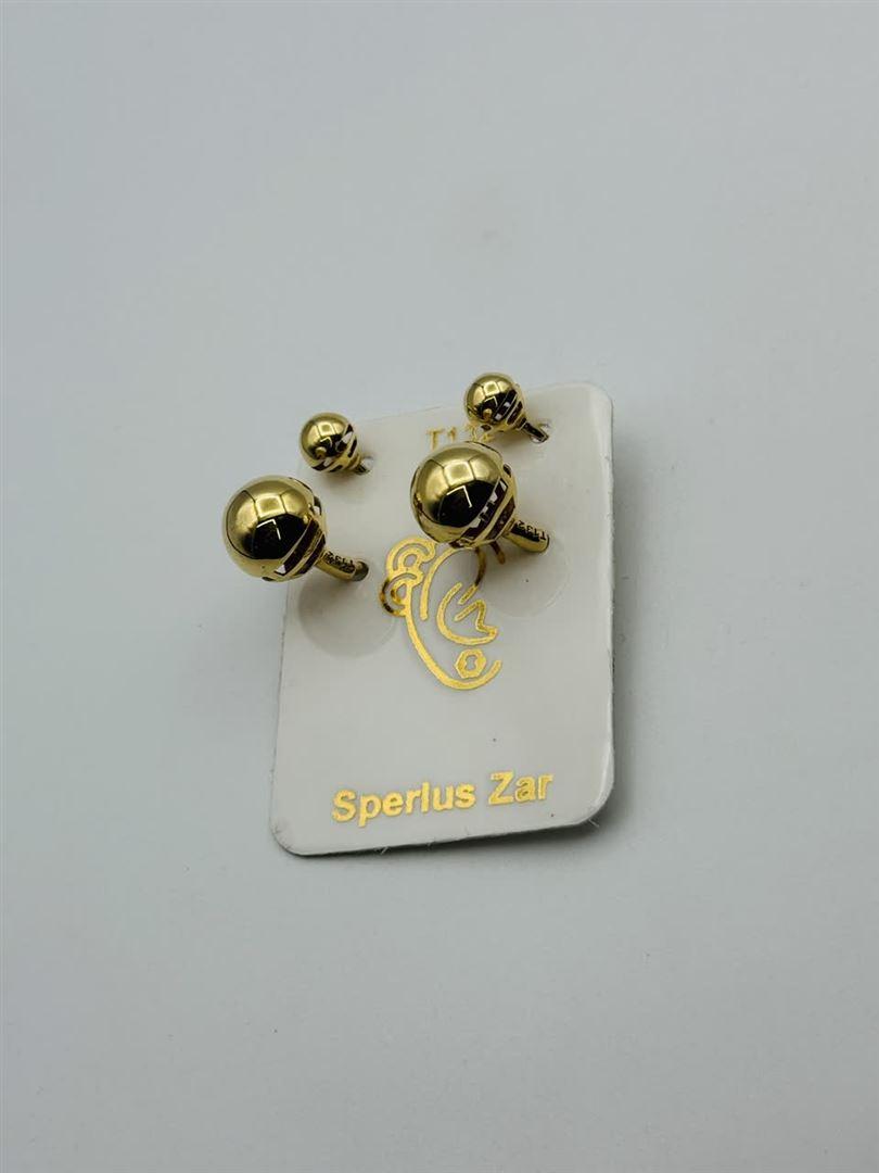 گوشواره طلا 18عیار دیور گوی