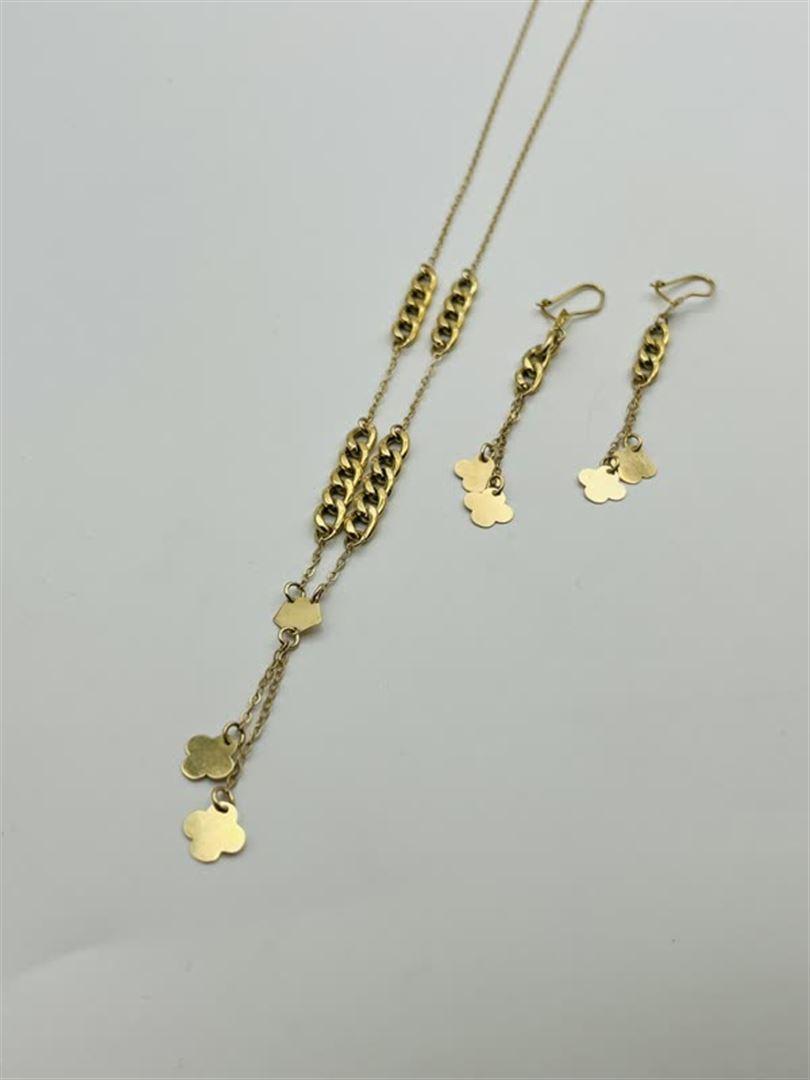 نیم ست طلا 18عیار کارتیر