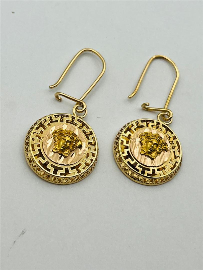 گوشواره طلا 18عیار ورساچه