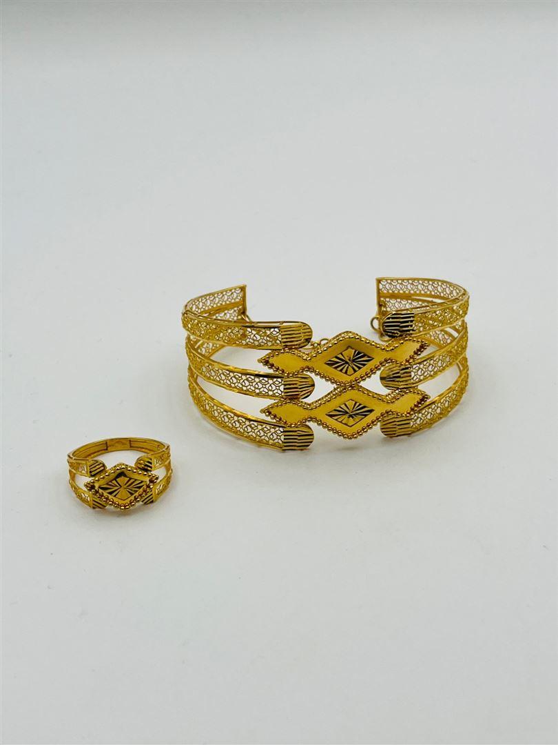 ست طلا 18عیار تراش143388-143389