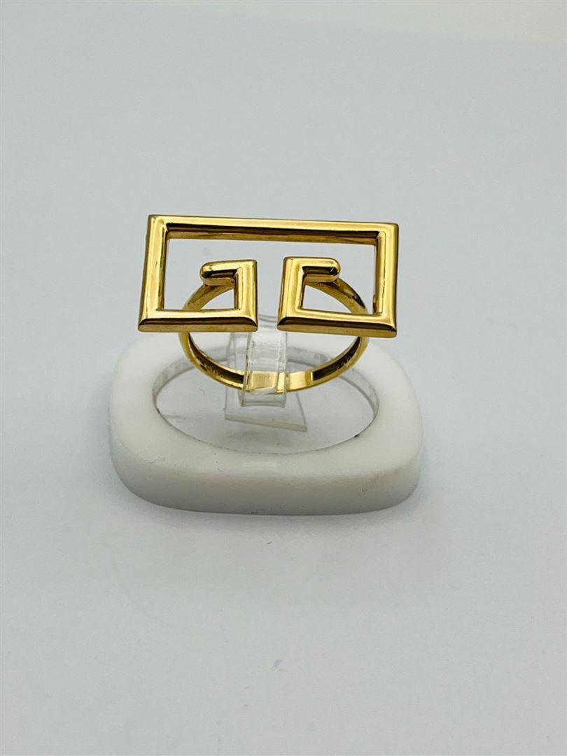 انگشتر طلا 18عیار مربع