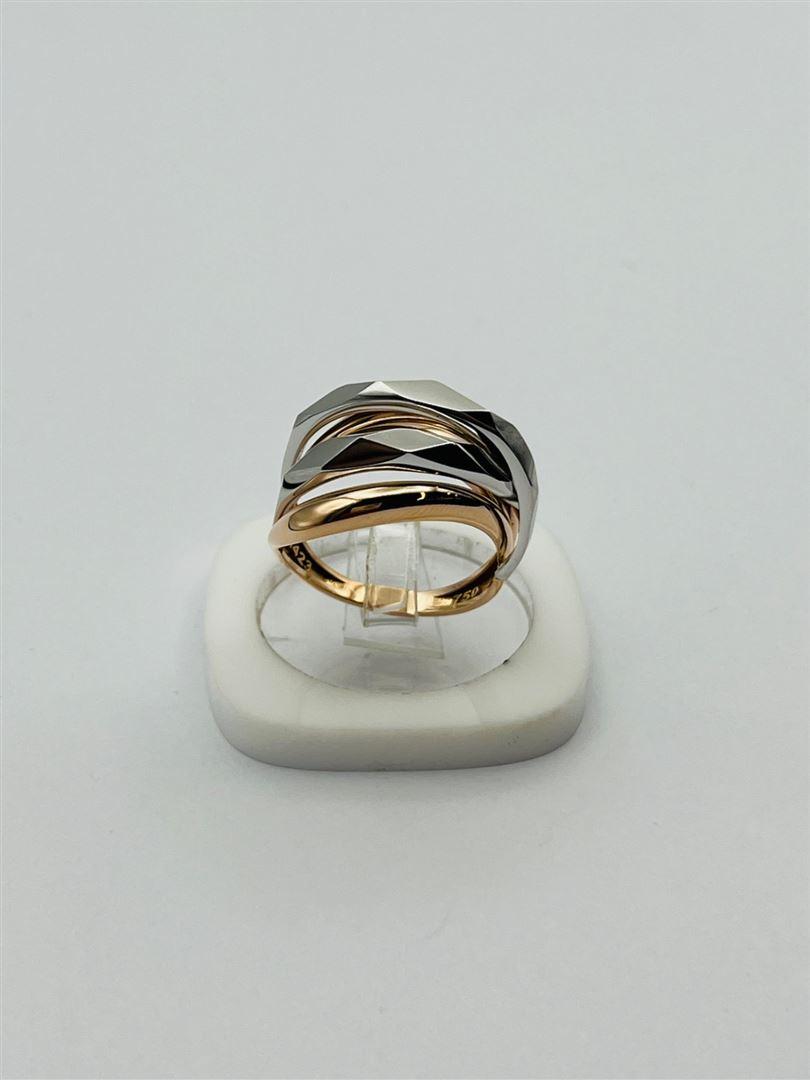 انگشتر طلا 18عیار کریستال