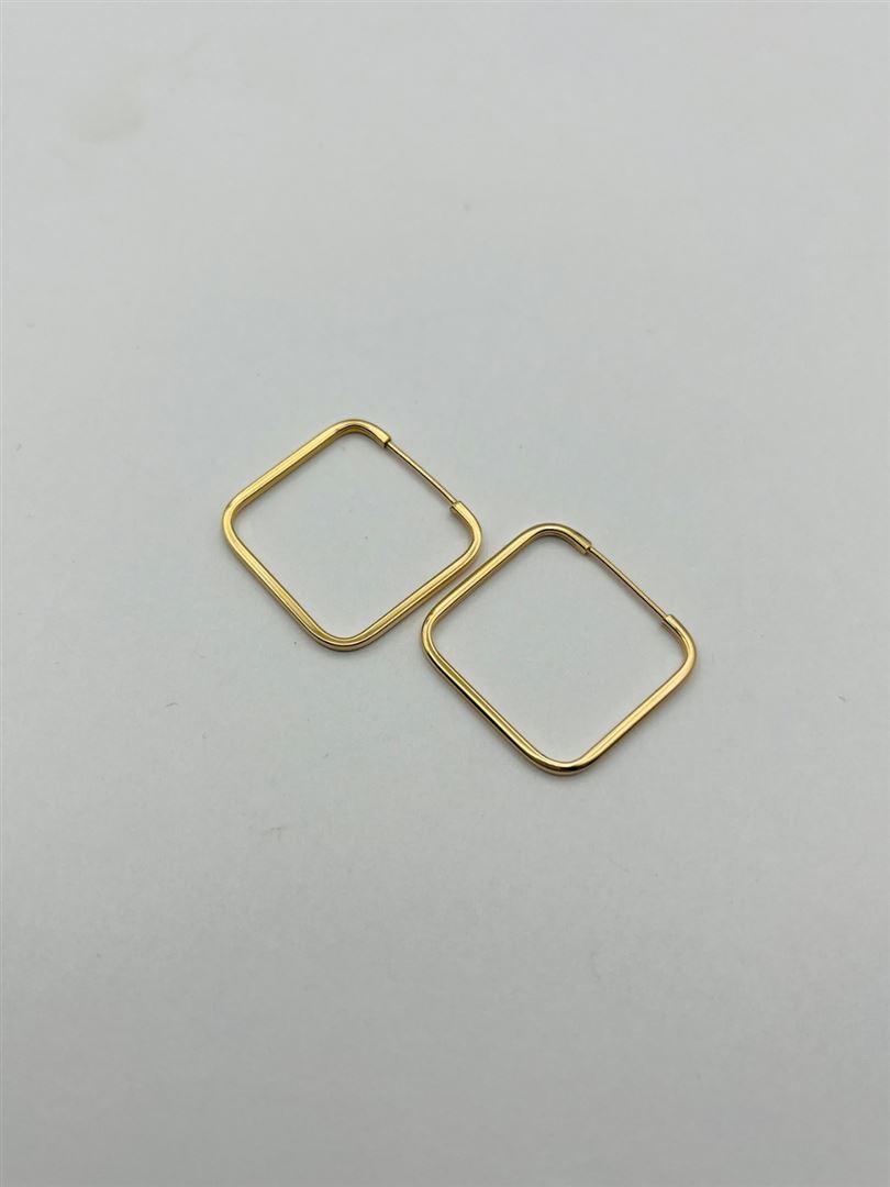 گوشواره طلا 18عیار هندسی134557