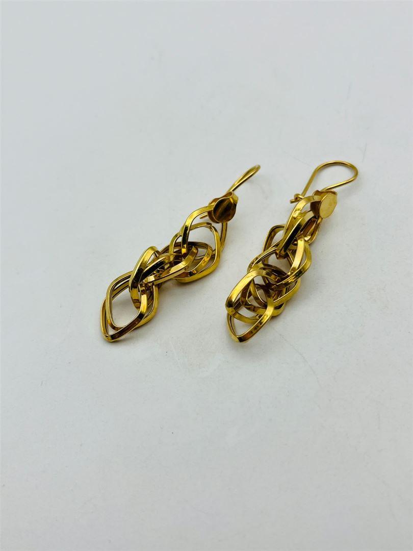 گوشواره طلا 18عیار هرمس 138314