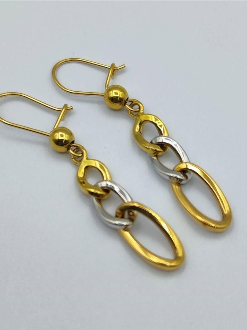 گوشواره طلا 18عیار هرمس141041