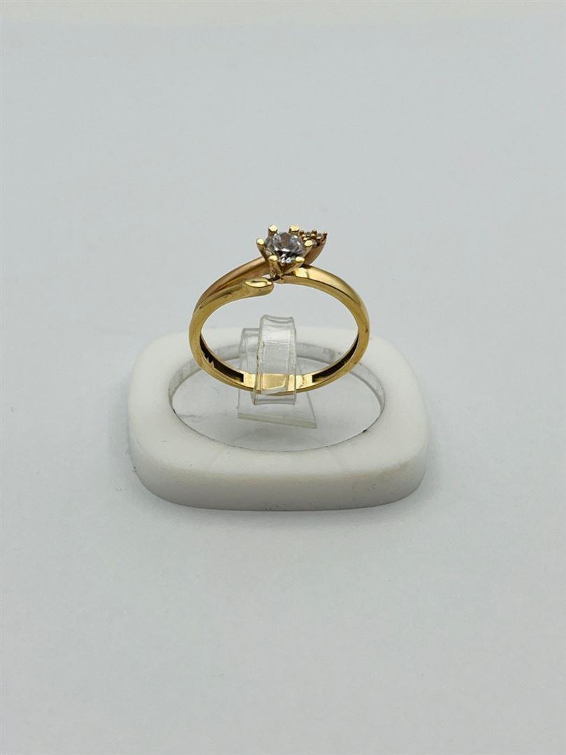 انگشتر طلا 18عیار سولیتر