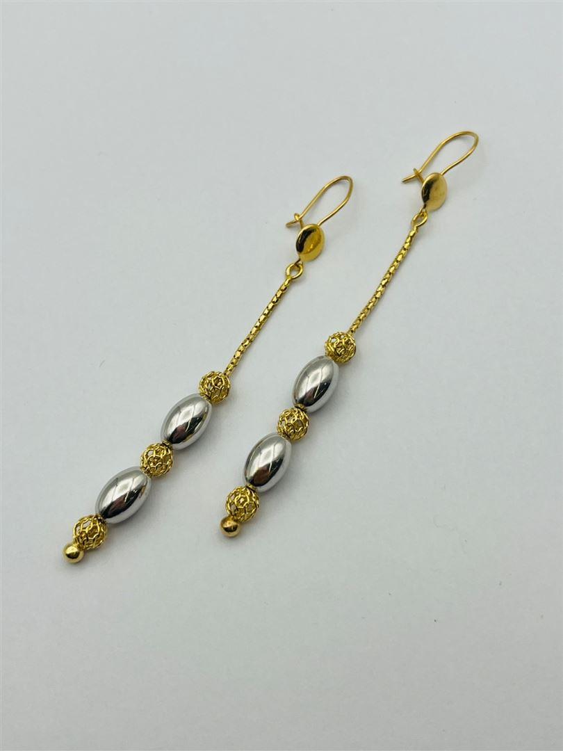 گوشواره طلا 18عیار گوی140318