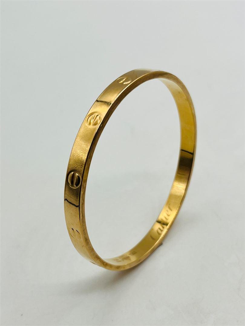 النگو طلا 18عیار کارتیر لاو