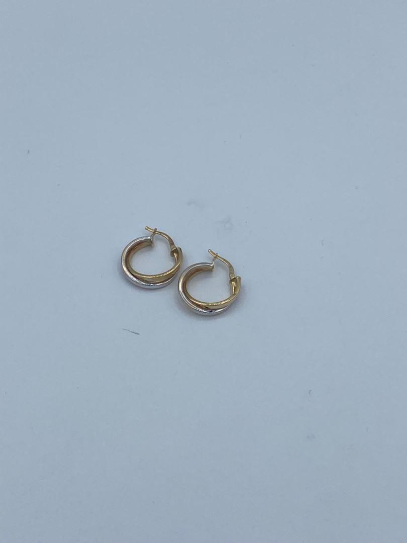 گوشواره طلا 18 عیار حلقه ای 124219