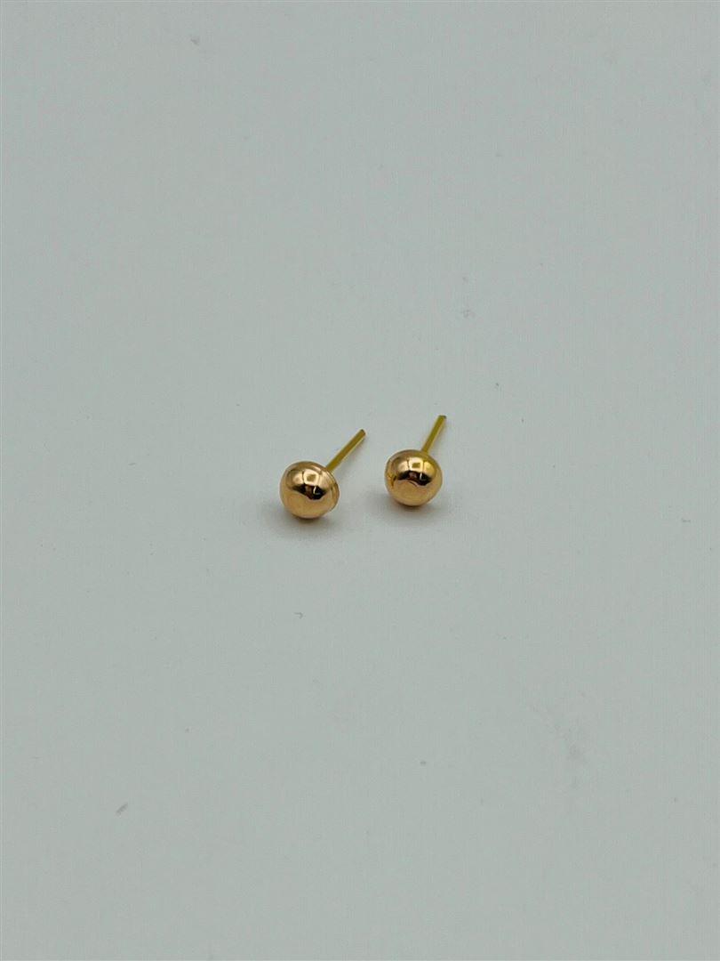 گوشواره طلا 18عیار گوی