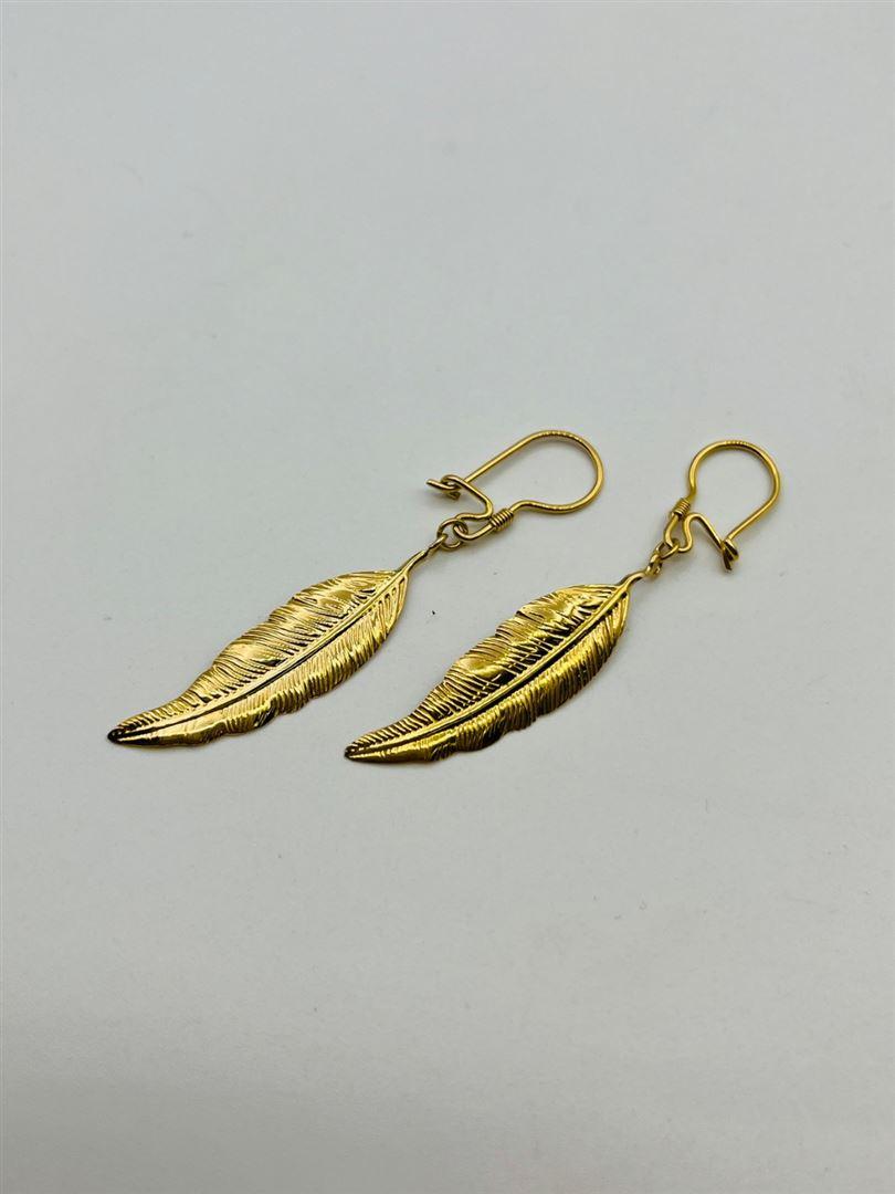 گوشواره طلا 18عیار پر