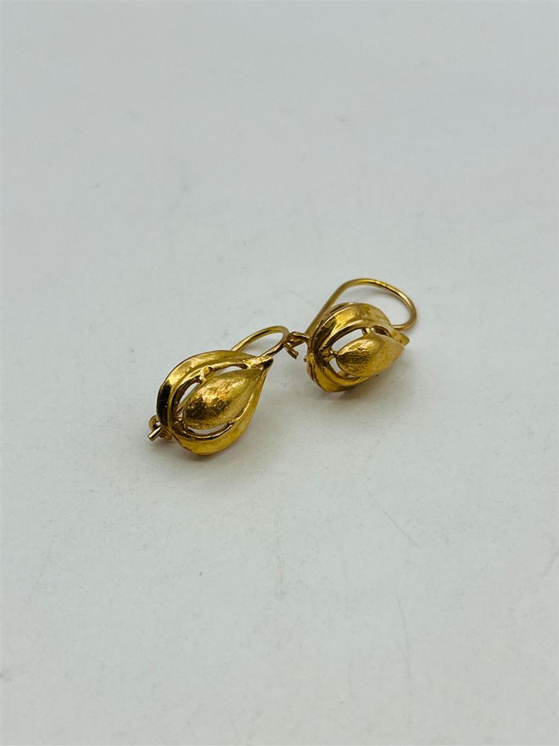 گوشواره طلا 18عیار اشکی