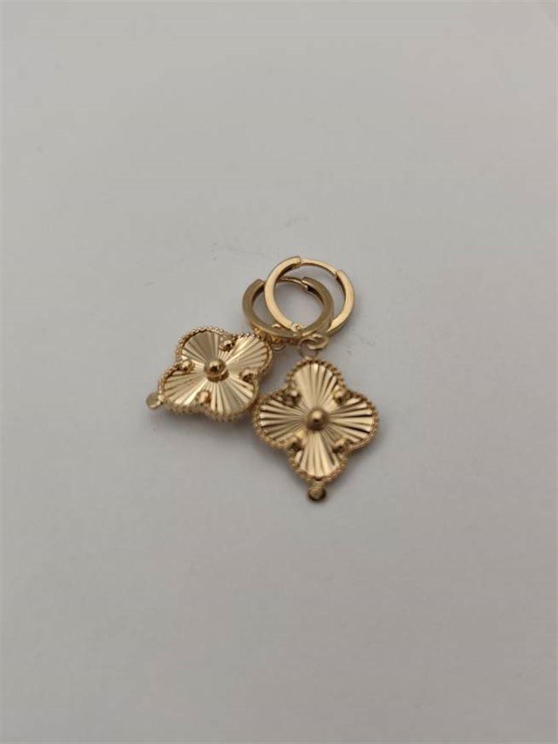 گوشواره طلا 18 عیار ون کلیف