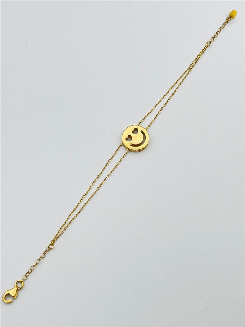 دستبند طلا 18 عیار استیکر