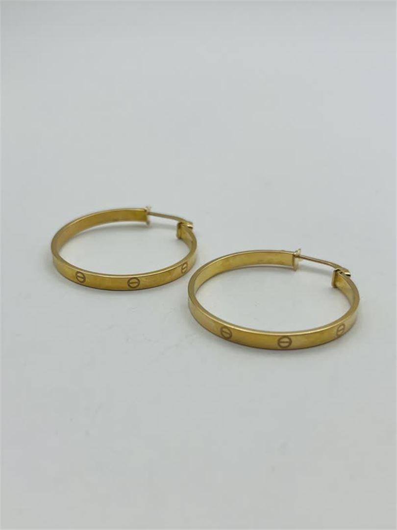 گوشواره طلا 18عیار حلقه ای کارتیر لاو 144084