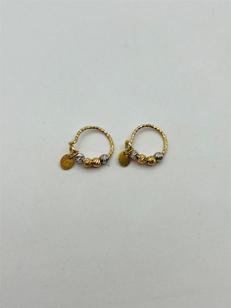 گوشواره طلا 18عیار البرنادو 138495