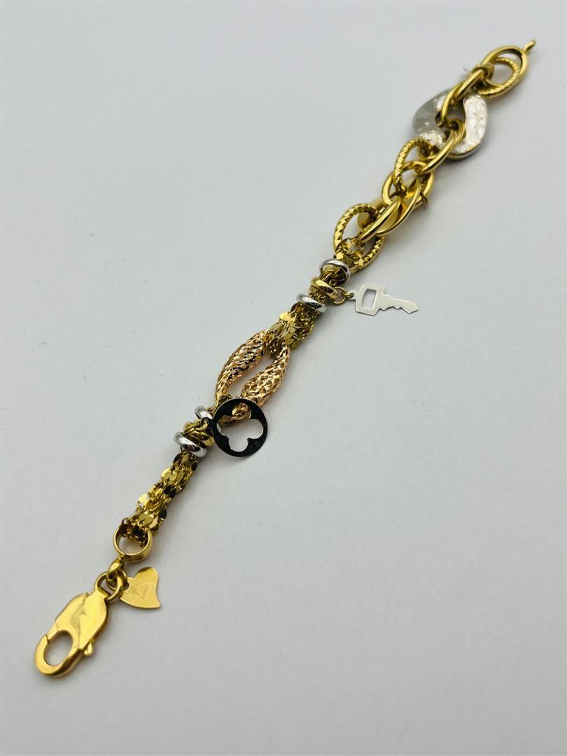 دستبند طلا 18عیار هرمس