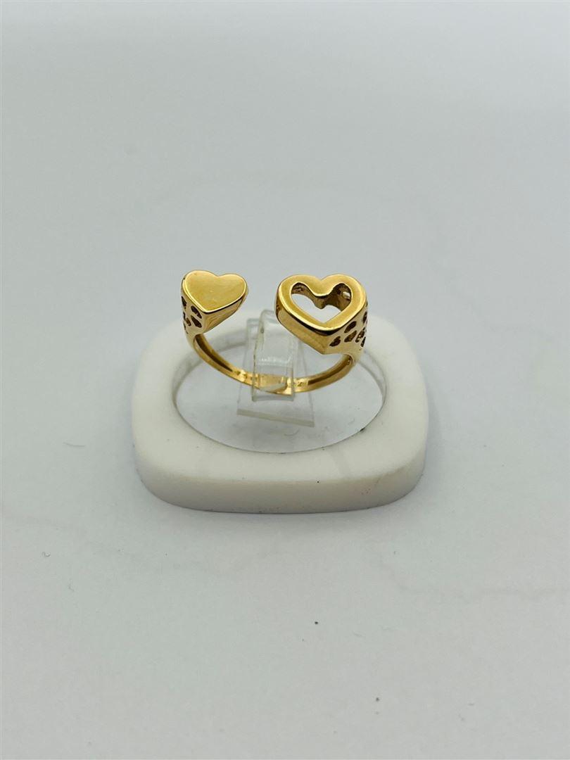 انگشتر طلا 18عیار قلب142383
