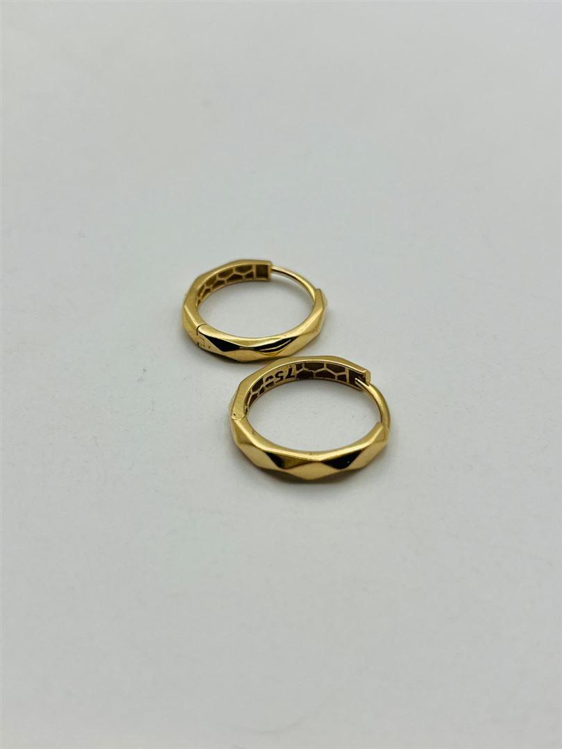 گوشواره طلا 18عیار کریستال134340