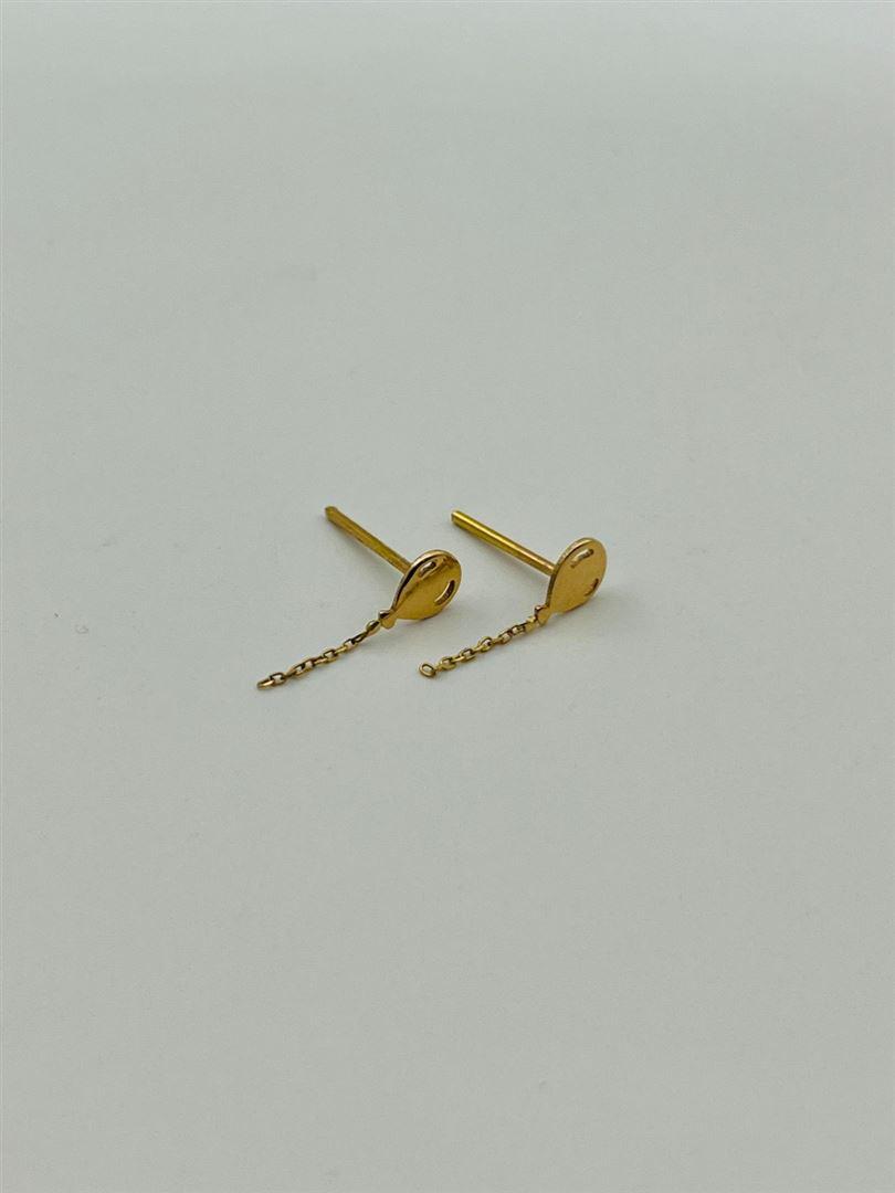 گوشواره طلا 18عیار بادکنک