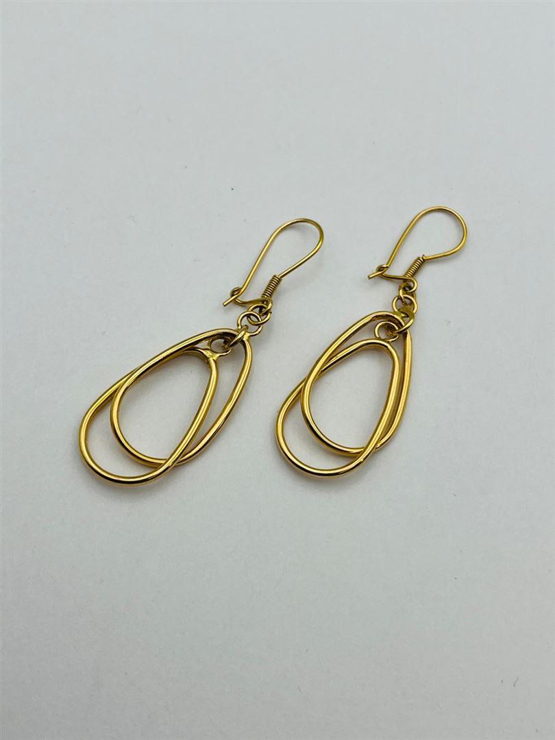 گوشواره طلا 18عیار حلقه ای 140877