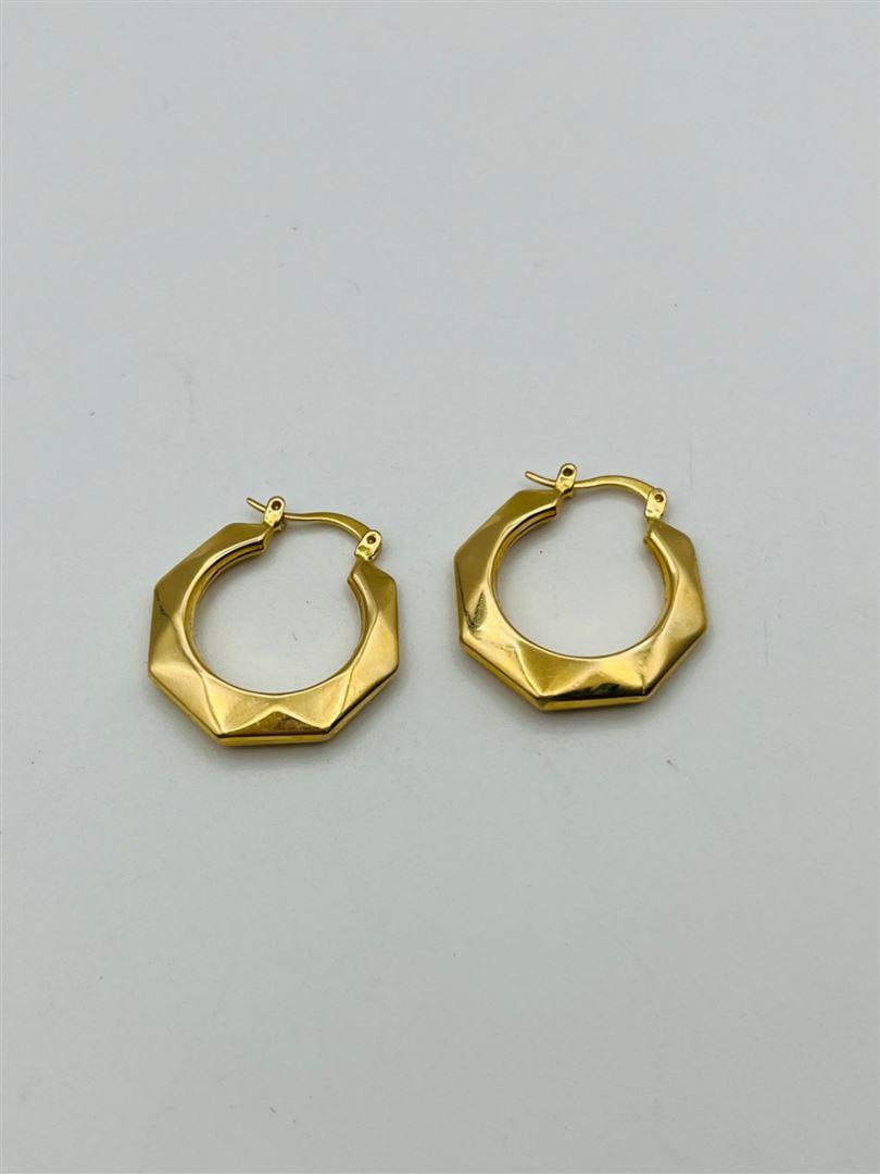 گوشواره طلا 18عیار کریستال143444