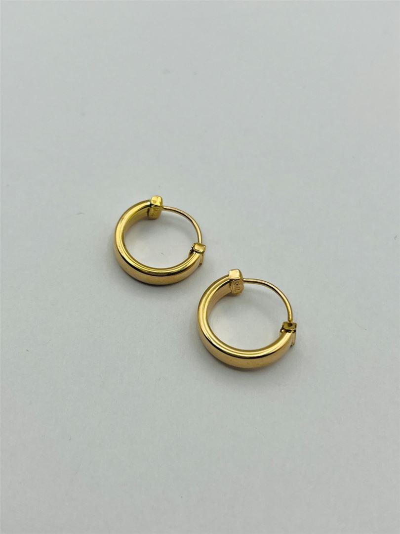 گوشواره طلا 18عیار حلقه ای134552