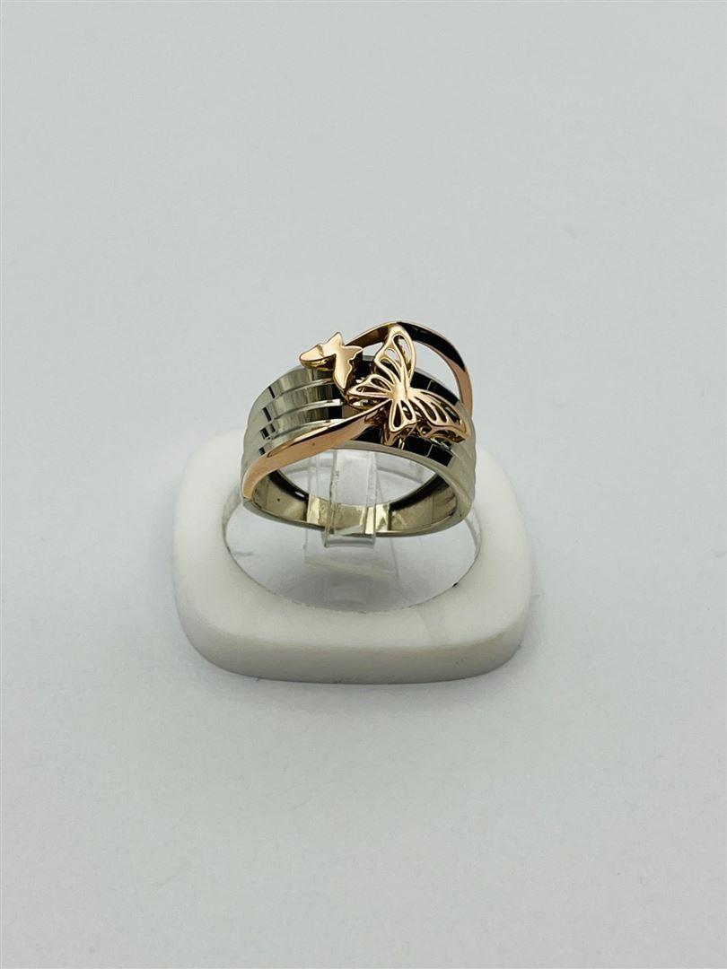 انگشتر طلا 18عیار پروانه