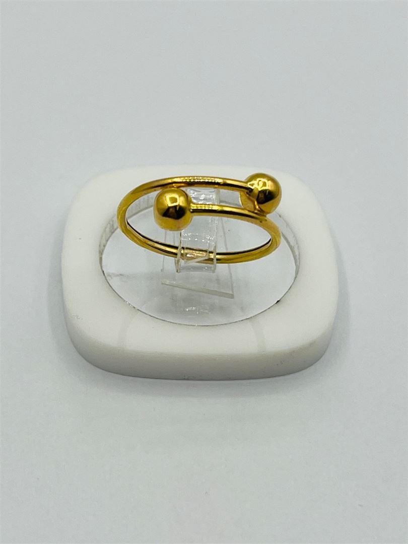 انگشتر طلا 18عیار گوی