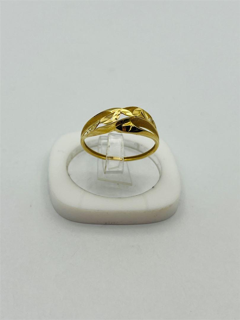 انگشتر طلا 18 عیار توری