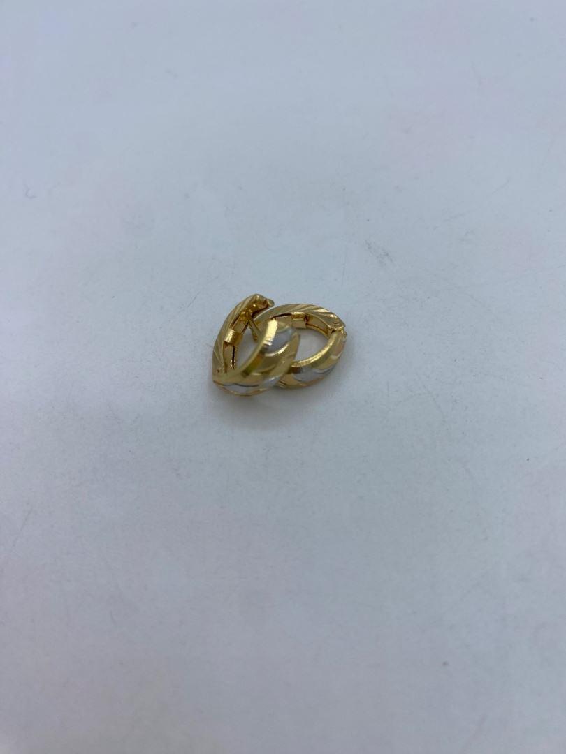 گوشواره تراش طلای 18 عیار125459