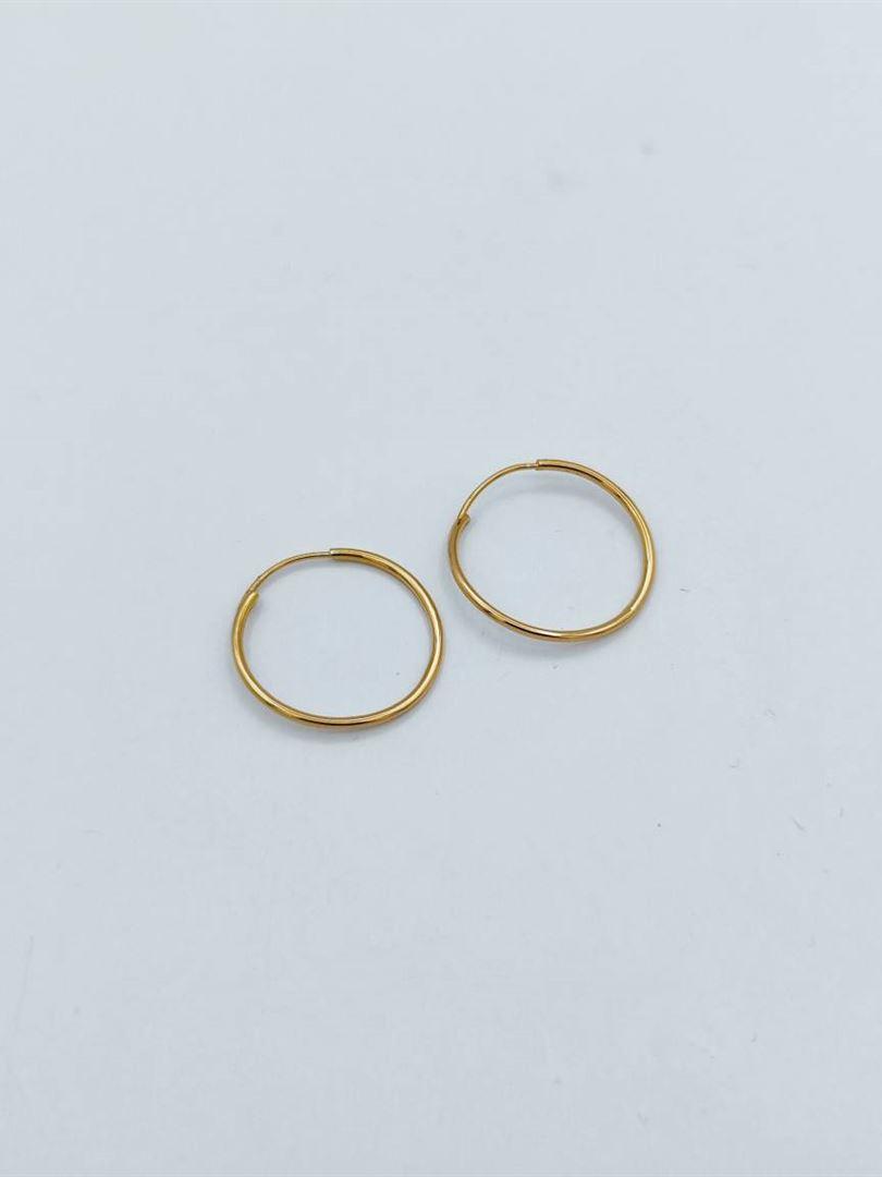 گوشواره طلا 18 عیار حلقه ای133850