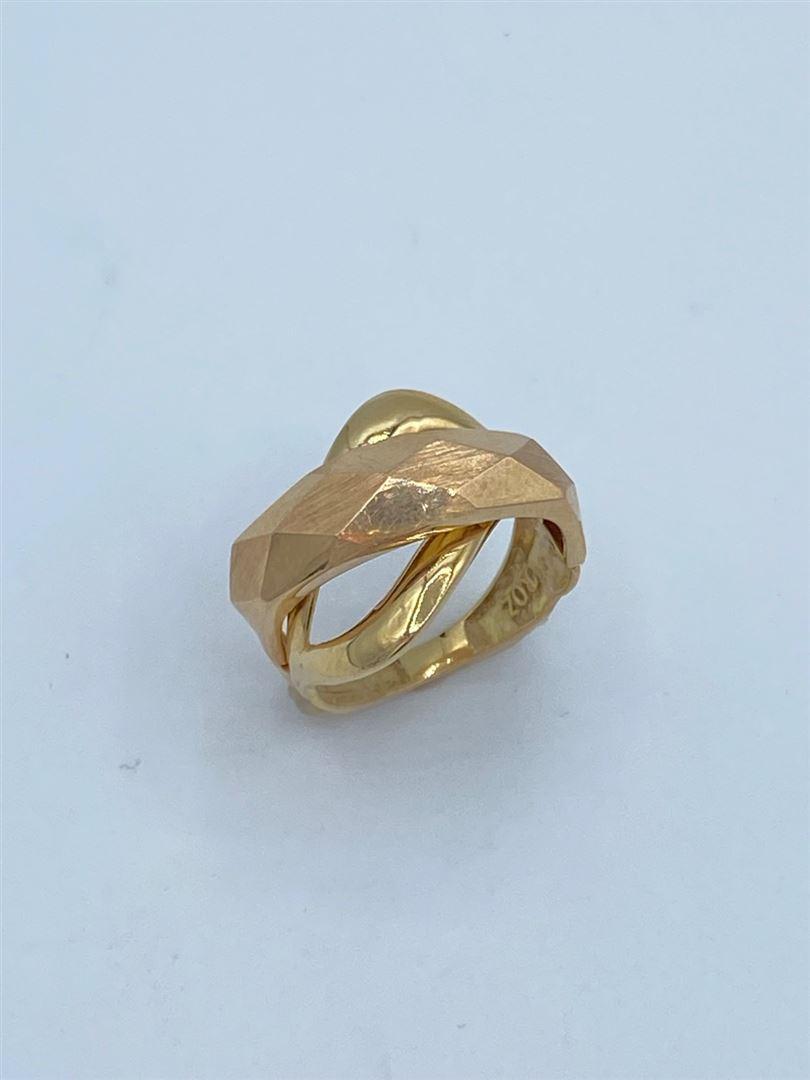 انگشترطلای 18 عیار کریستال 129135