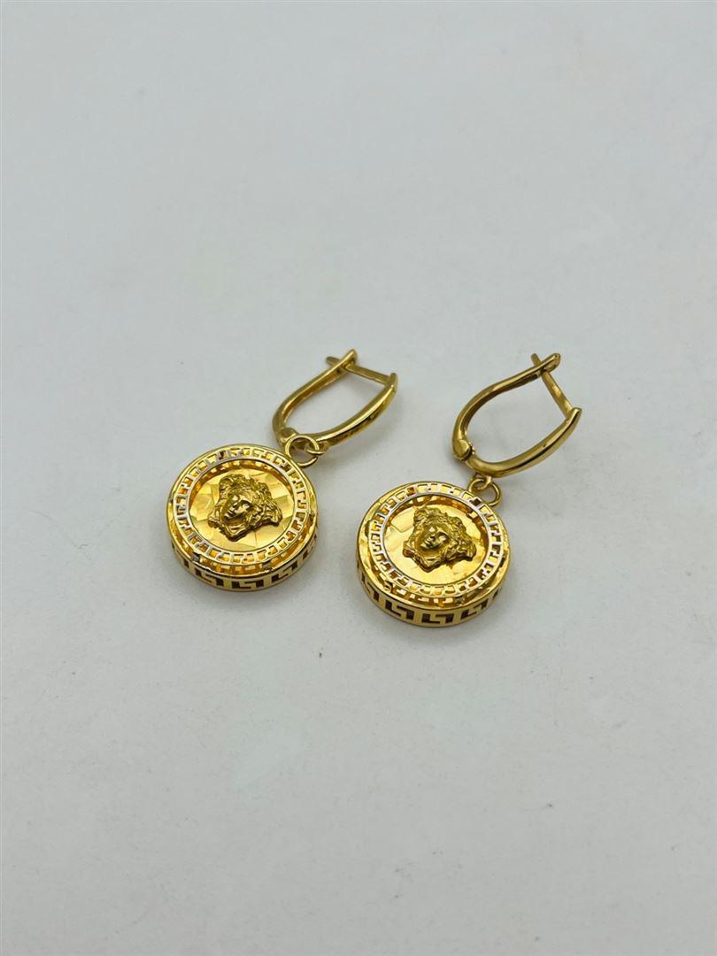 گوشواره طلا 18عیار ورساچه