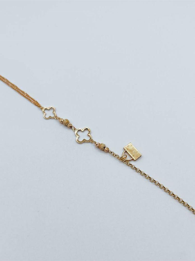 دستبند طلا 18عیار لویی ویتون