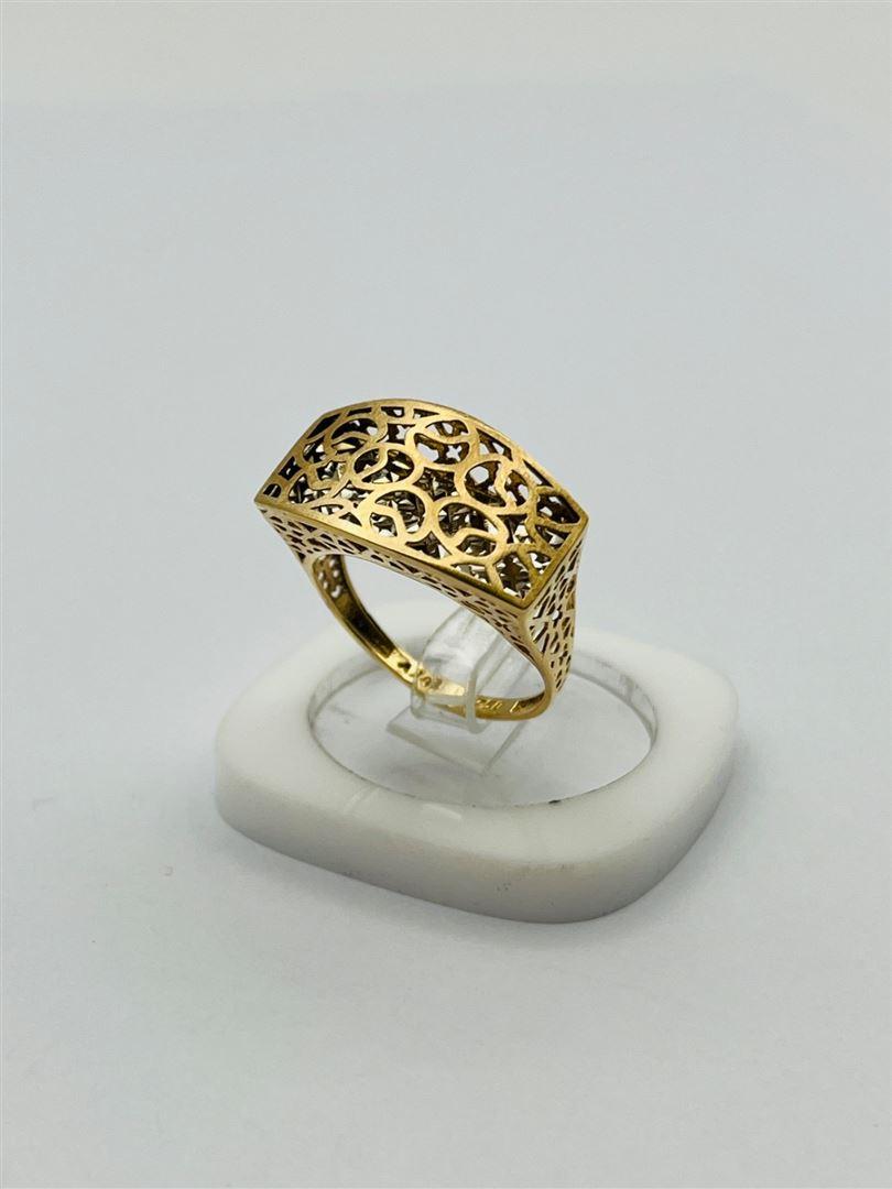 انگشتر طلا 18عیار تراش