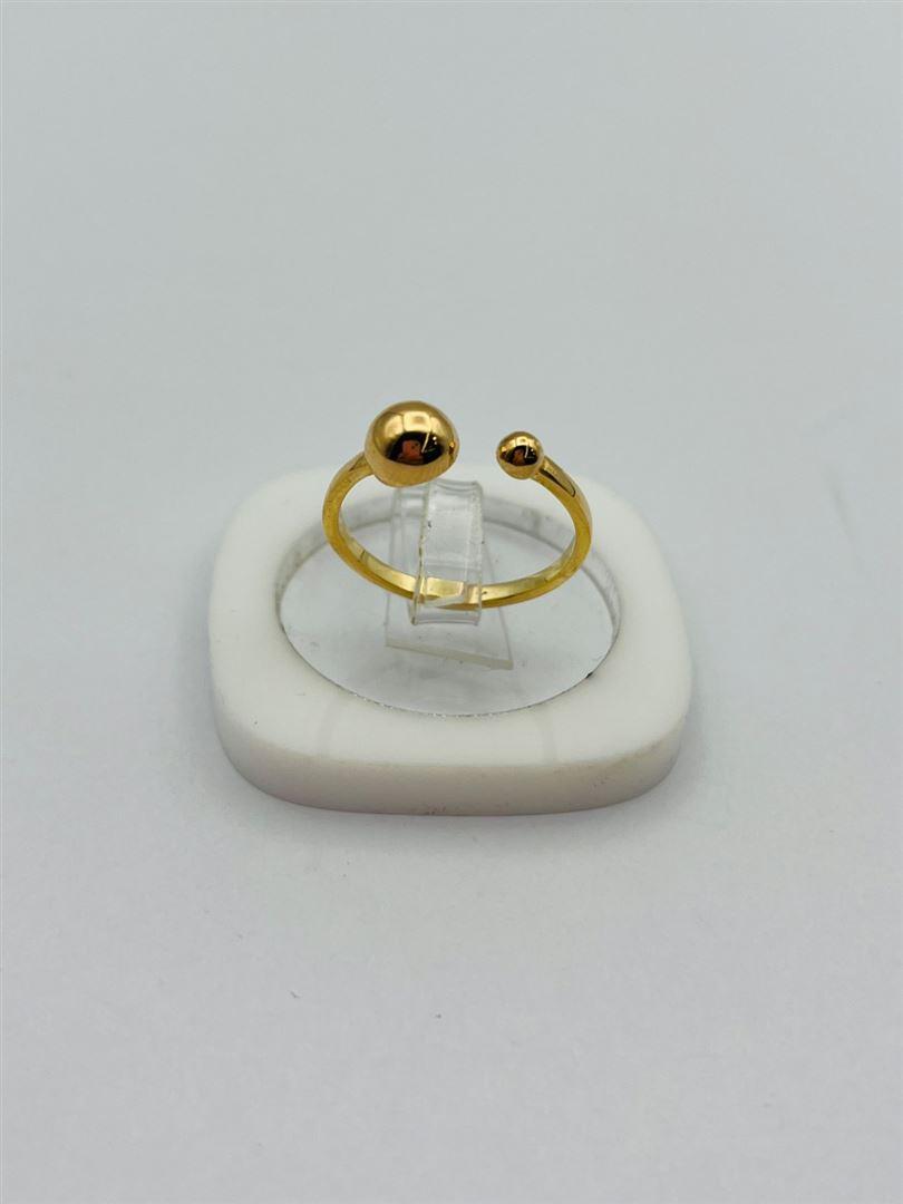 انگشتر طلا 18عیار گوی 140481