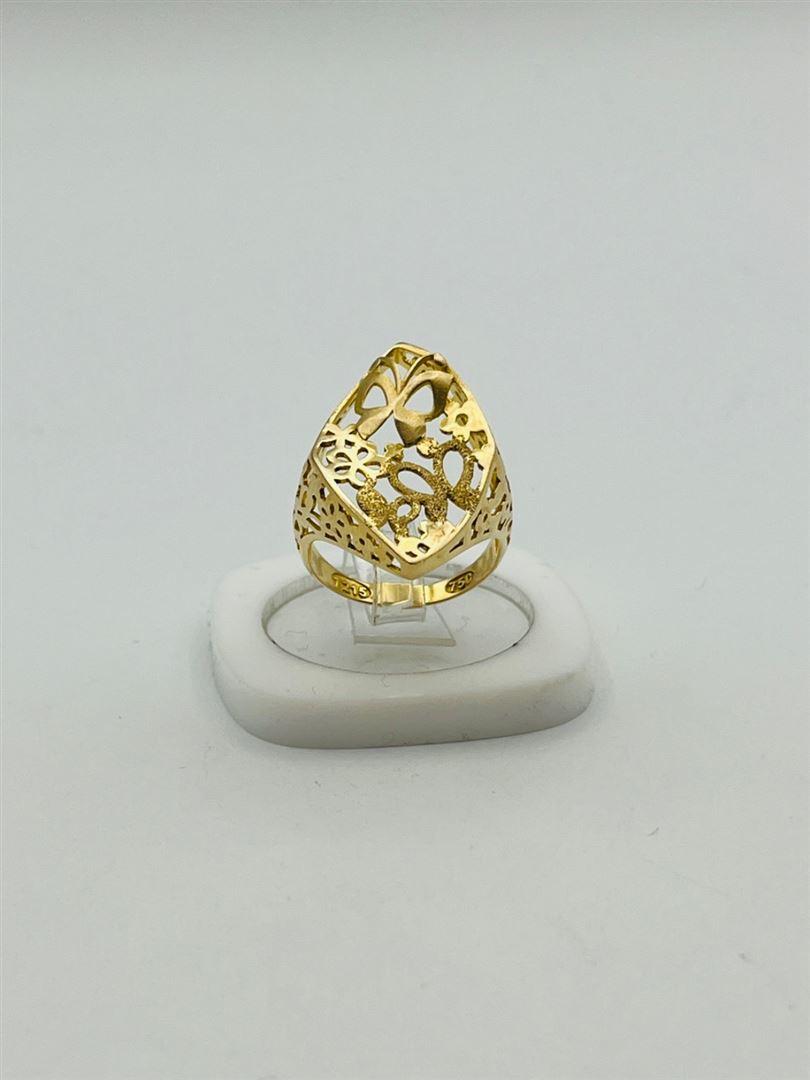انگشتر طلا 18عیار تراش