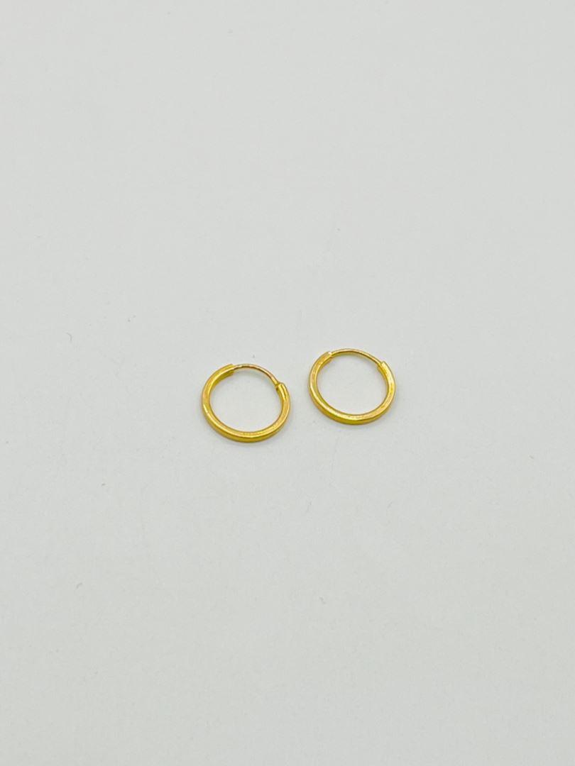 گوشواره طلا18 عیار حلقه ای128214