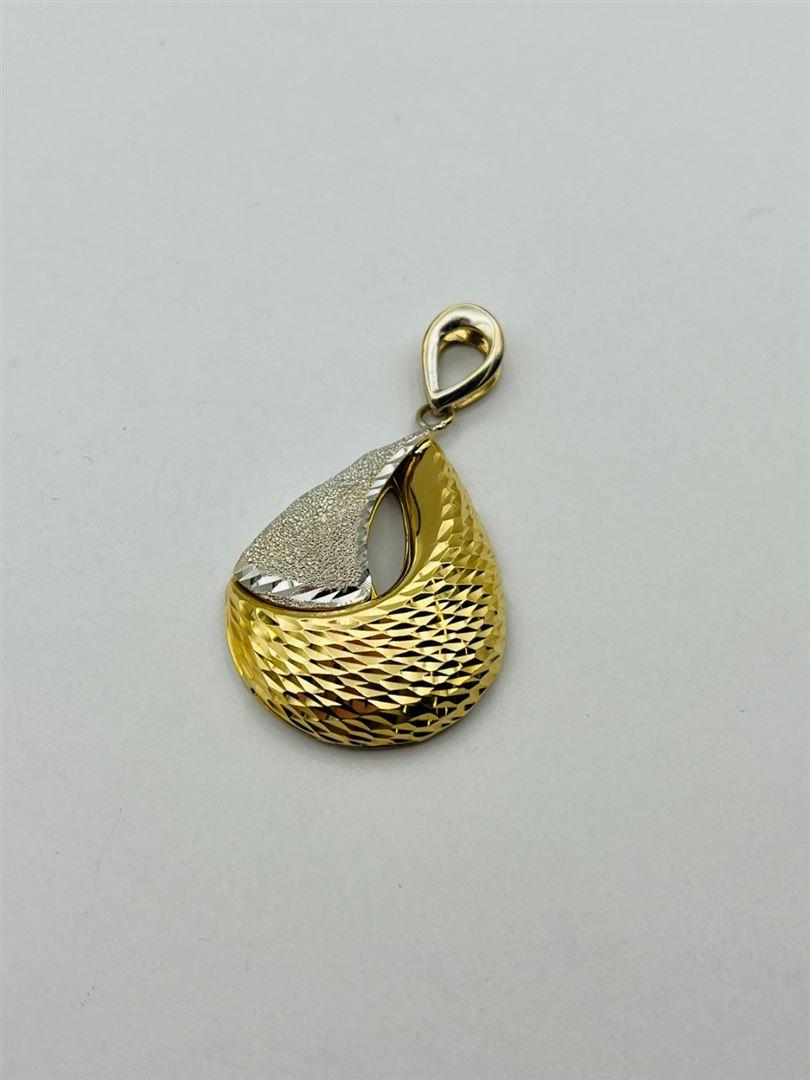 آویز پلاک طلا 18عیار تراش139589