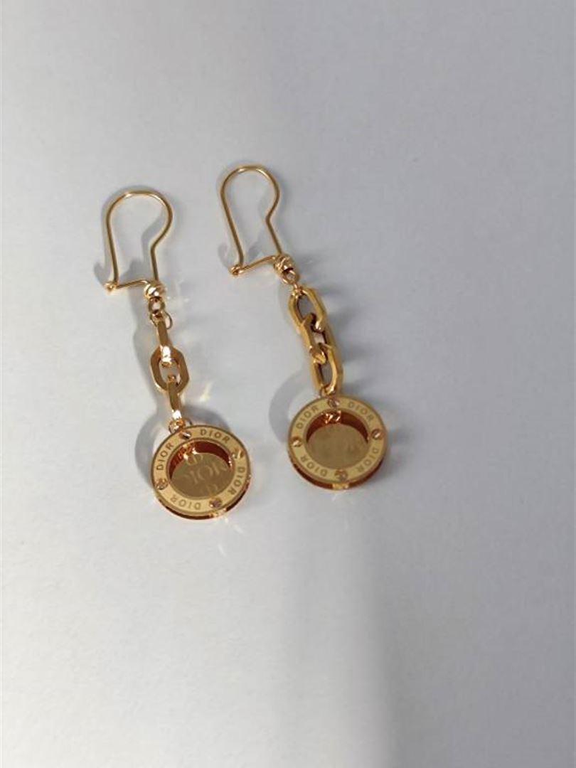 گوشواره طلا 18 عیار حلقه ای دیور133245