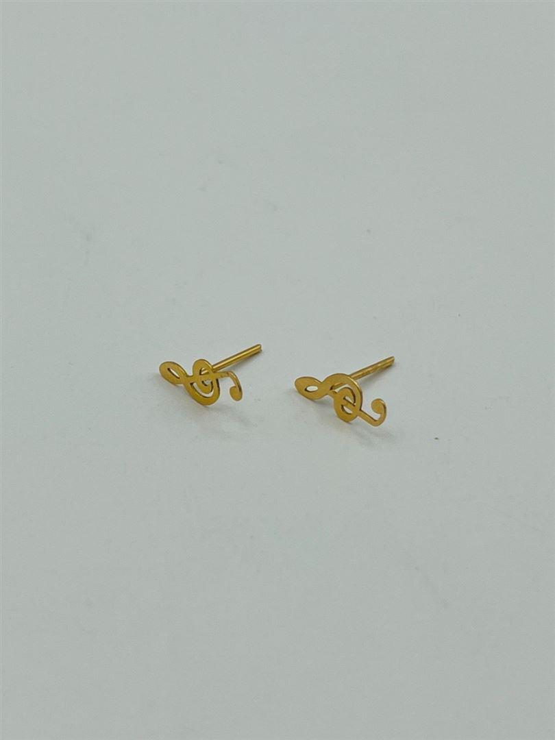 گوشواره طلا 18عیار میخی نت سل