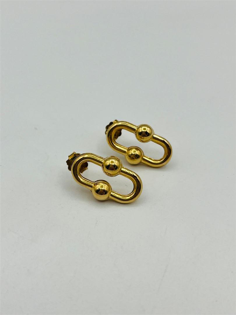 گوشواره میخی طلا 18عیار تیفانی132077