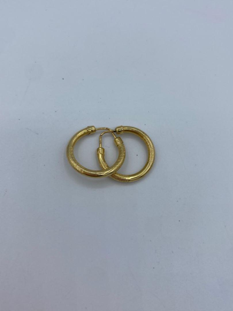 گوشواره طلا 18 عیار حلقه ای 124549