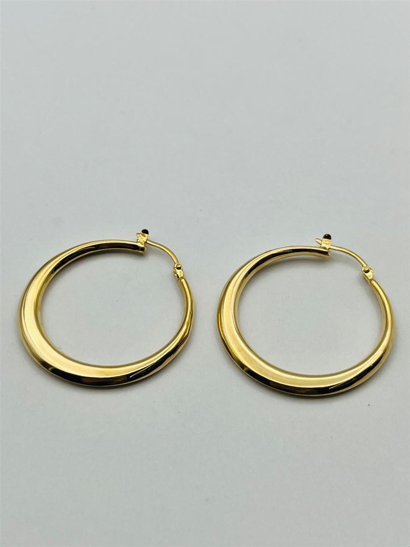 گوشواره طلا 18عیار حلقه ای