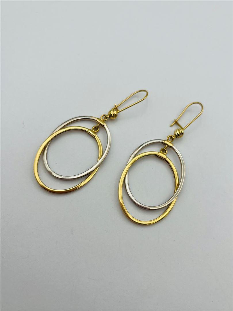 گوشواره طلا 18عیار حلقه ای 140862